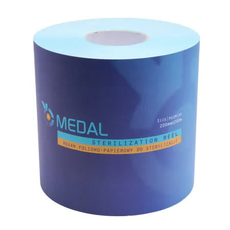 Rękaw papierowo-foliowy do sterylizacji 200m szeroki 20cm / G0466 / Medal