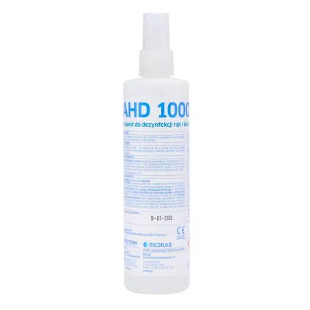 AHD 1000 dezynfekcja rąk i skóry z atomizerem 250ml / G0751 / Medilab