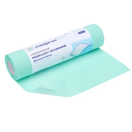 Mustaf medprox comfort podkład higieniczny w rolce 40 odcinków 30x50cm zielona / G1014 / Mustaf