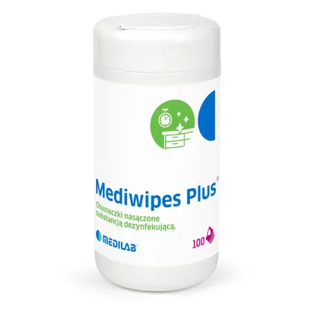 Mediwipes Plus chusteczki z alkoholem pudełko 100 szt. / G1400 / Medilab