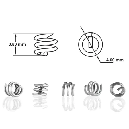 Tacker laparoskopowy 36cm narzędzie do fiksacji 15szt. tytanowych kołków 3,8mm / G1502 / TiTack