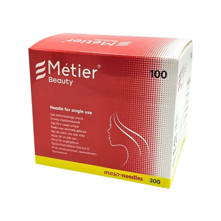 Igła do mezoterapii igłowej Metier 30G 0,3x4mm 100 szt. / G1700 / Metier Medical