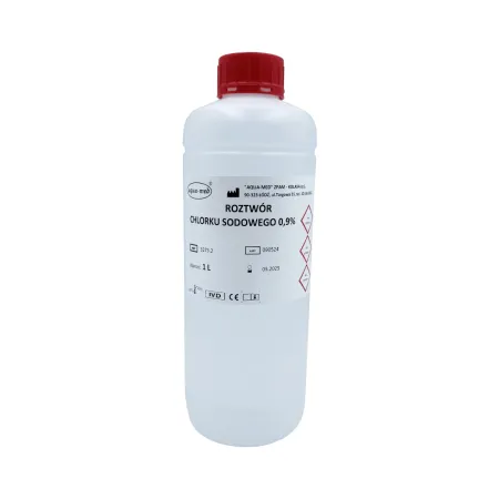 Roztwór chlorku sodu NaCl 0.9% 1000ml / G1831/ Aqua-Med