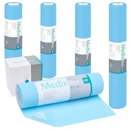 MedixPro PF medyczny podkład podfoliowany niebieski różne wymiary / MP Niebieski / MedixPro